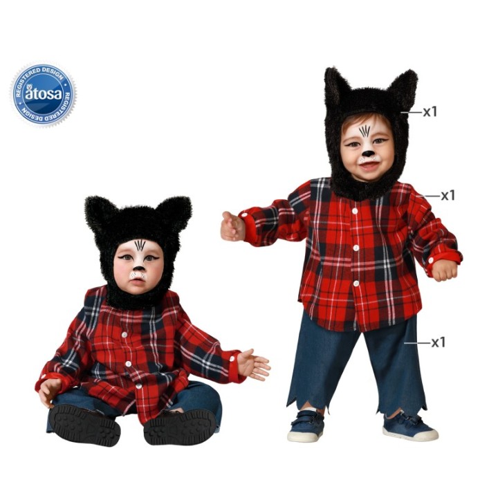 DISFRAZ HOMBRE LOBO 6-12 MESES
