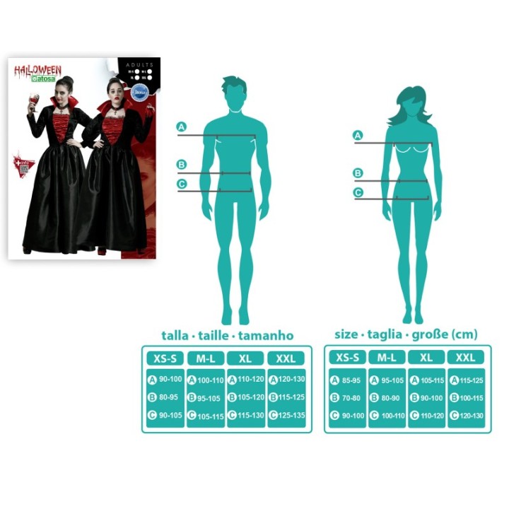 DISFRAZ VAMPIRESA M-L