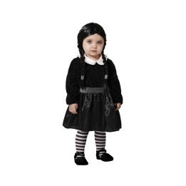 DISFRAZ NIÑA FANTASMA NEGRO 6-12 MESES