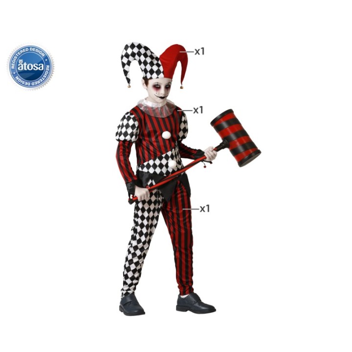 DISFRAZ ARLEQUIN HALLOWEEN 3-4