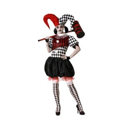 DISFRAZ ARLEQUIN HALLOWEEN BLANCO/NEGRO M-L