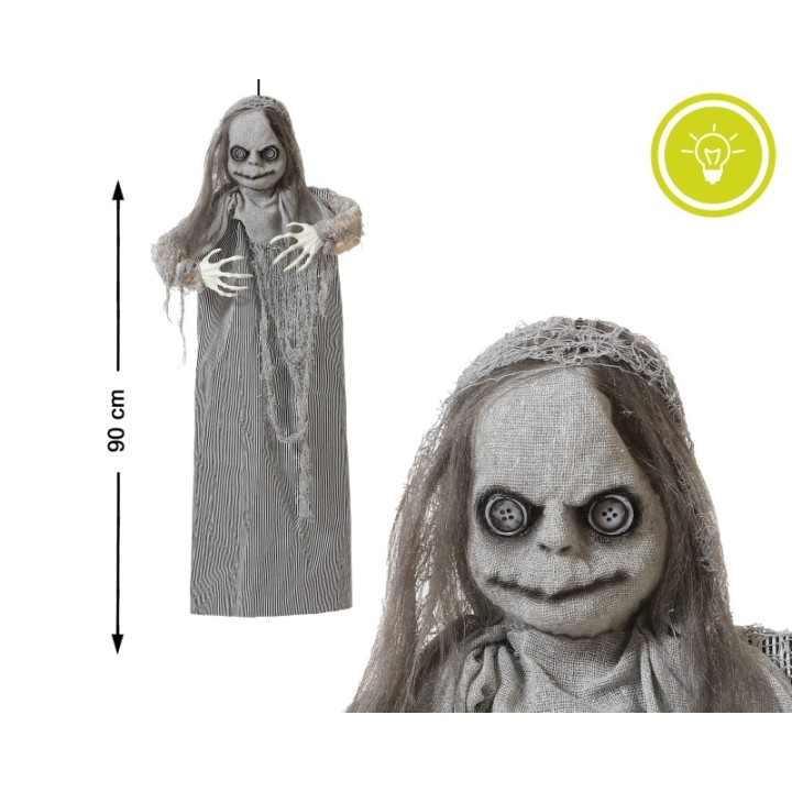 NIÑA FANTASMA 90 CM LUZ 79334