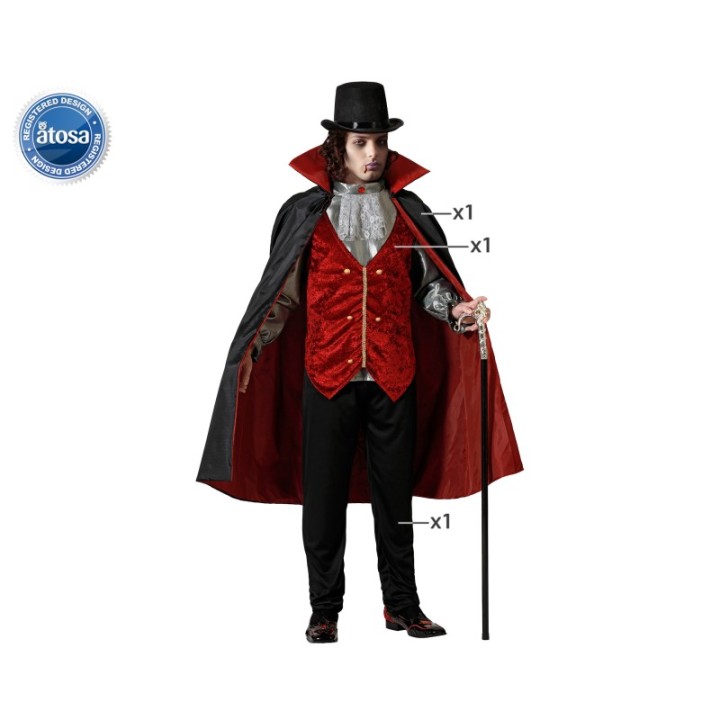 DISFRAZ VAMPIRO XS-S