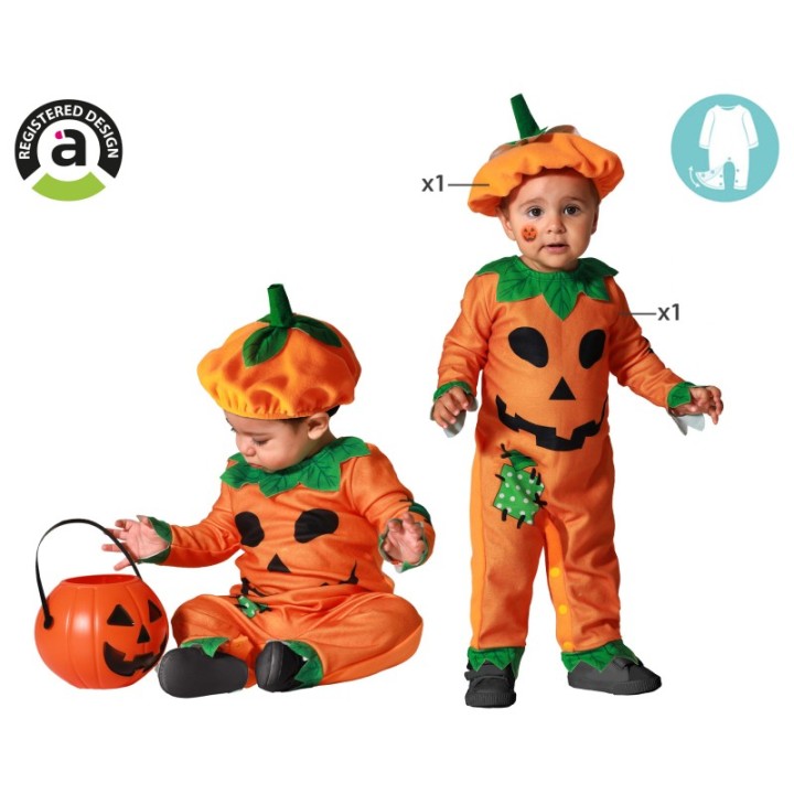 DISFRAZ CALABAZA 6-12 MESES