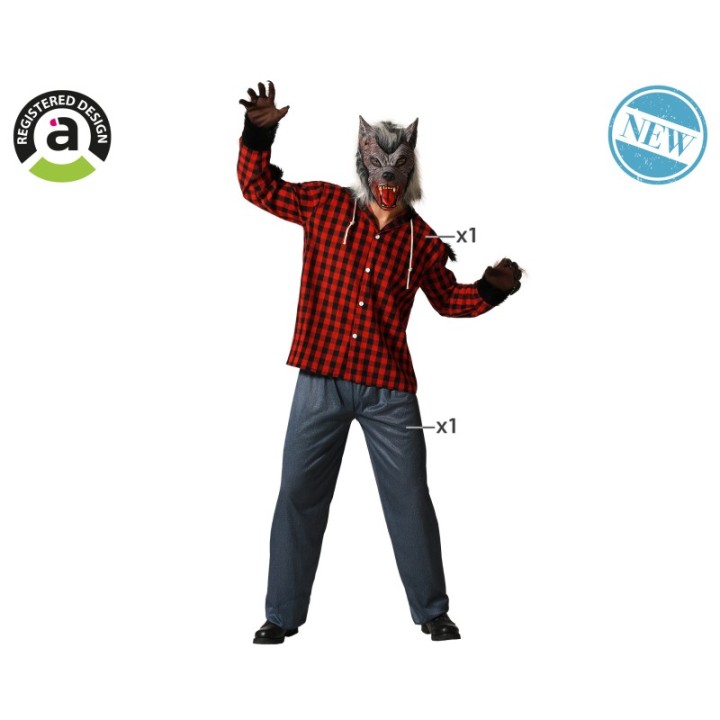 DISFRAZ HOMBRE LOBO XL
