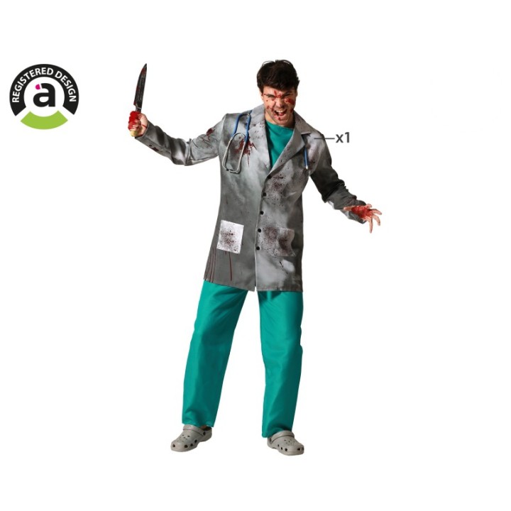 DISFRAZ DOCTOR SANGRIENTO XS-S
