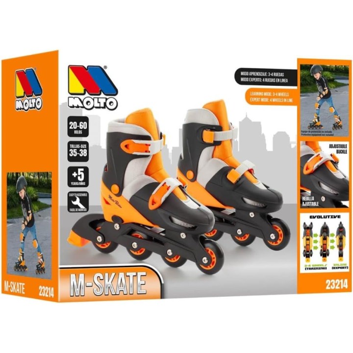 PATIN EN LINEA 3 EN 1 NARANJA 23214
