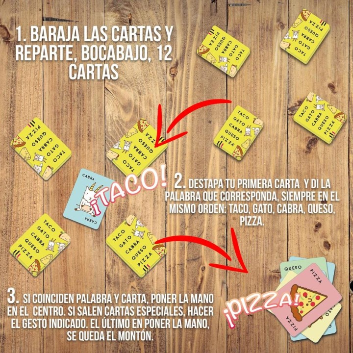TACO, GATO, QUESO, CABRA, PIZZA 80909