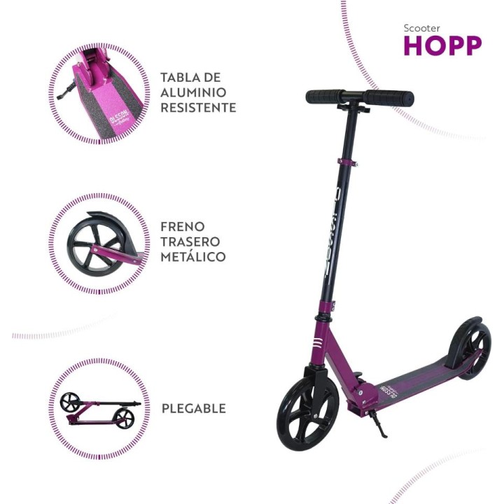 SCOOTER OLSSON HOPP MORADO 200MM P01SO0006