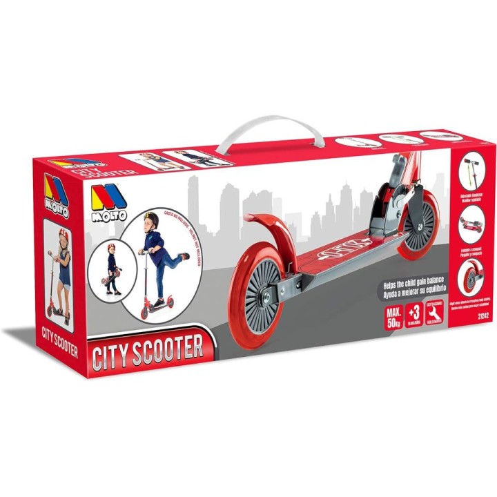 PATINETE PLEGABLE ROJO 24242