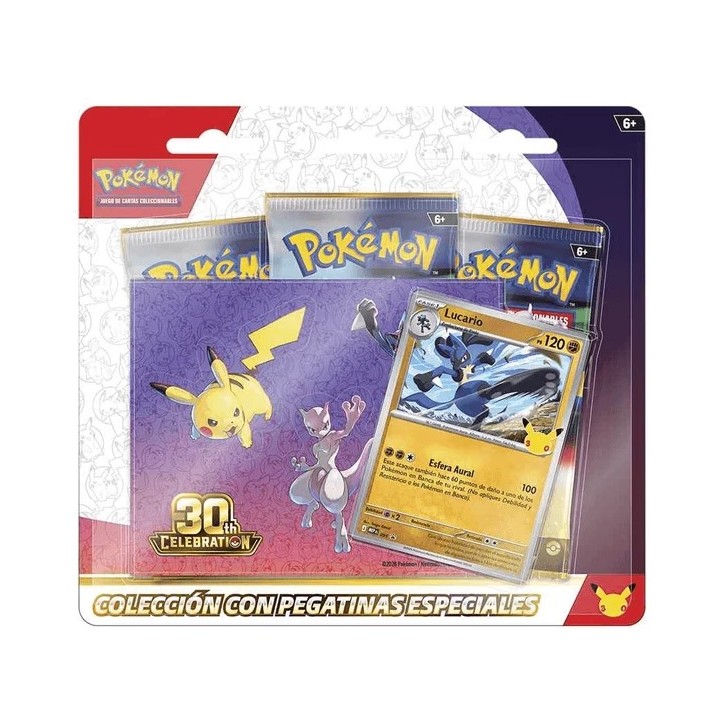 TECH STICKER POKEMON 30 ANIVERSARIO 10449PC