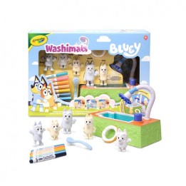 WASHIMALS SET 5 MASCOTAS CON PISCINA BLUEY 74-0257