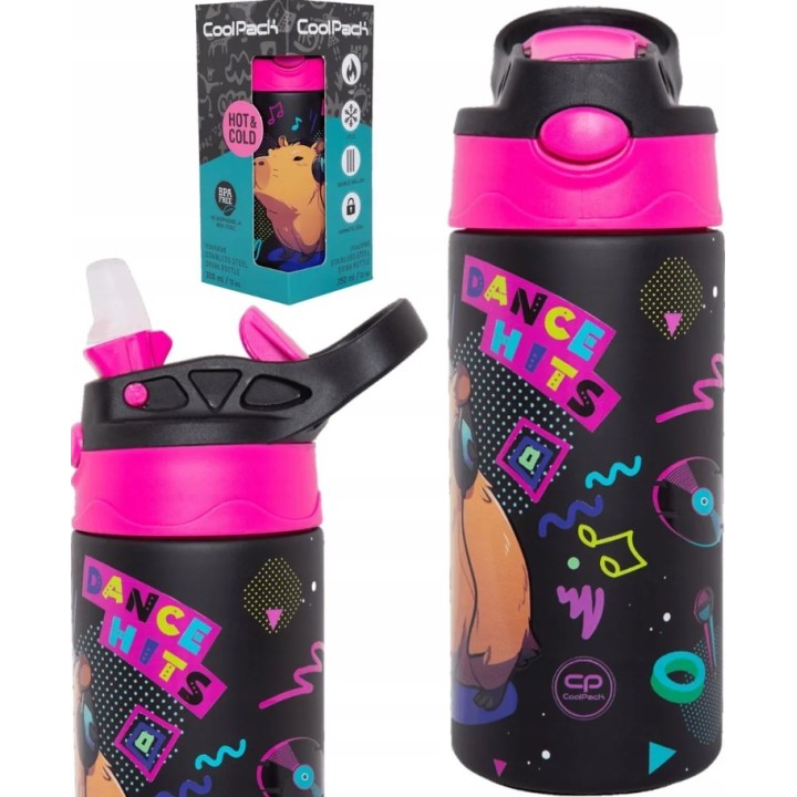 BOTELLA TERMICA BONO 350ML - CAPYBARA MUSIC