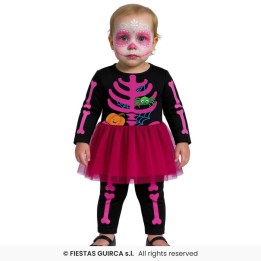 DISFRAZ CUTE SKELETON 12-18 MESES (80 CM) 76222