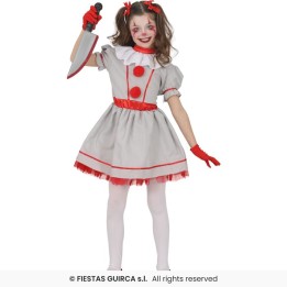 DISFRAZ VINTAGE CLOWN 7-9 AÑOS (137 CM) 82021
