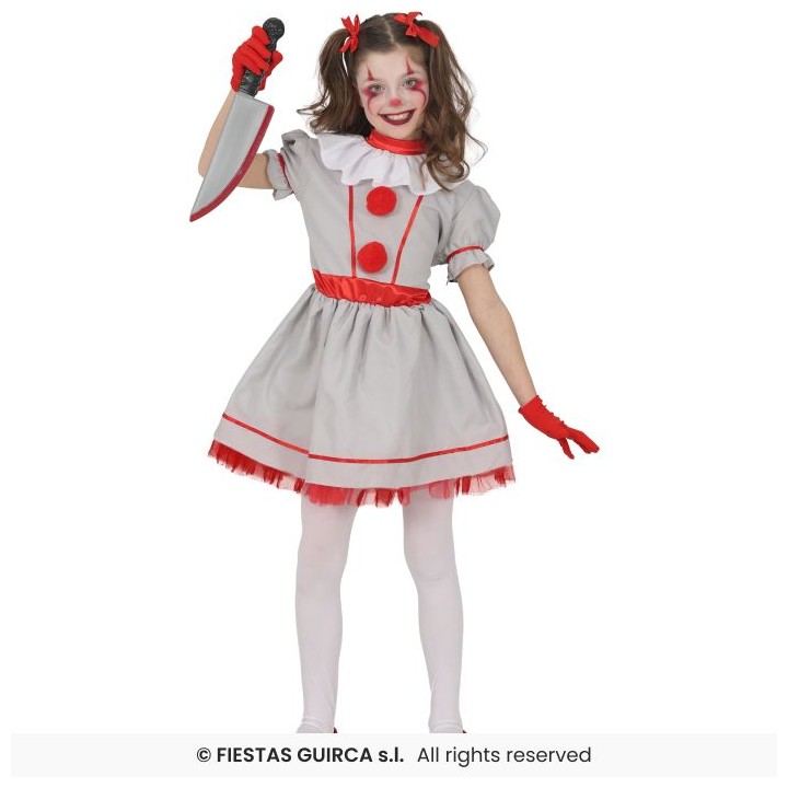 DISFRAZ VINTAGE CLOWN 7-9 AÑOS (137 CM) 82021