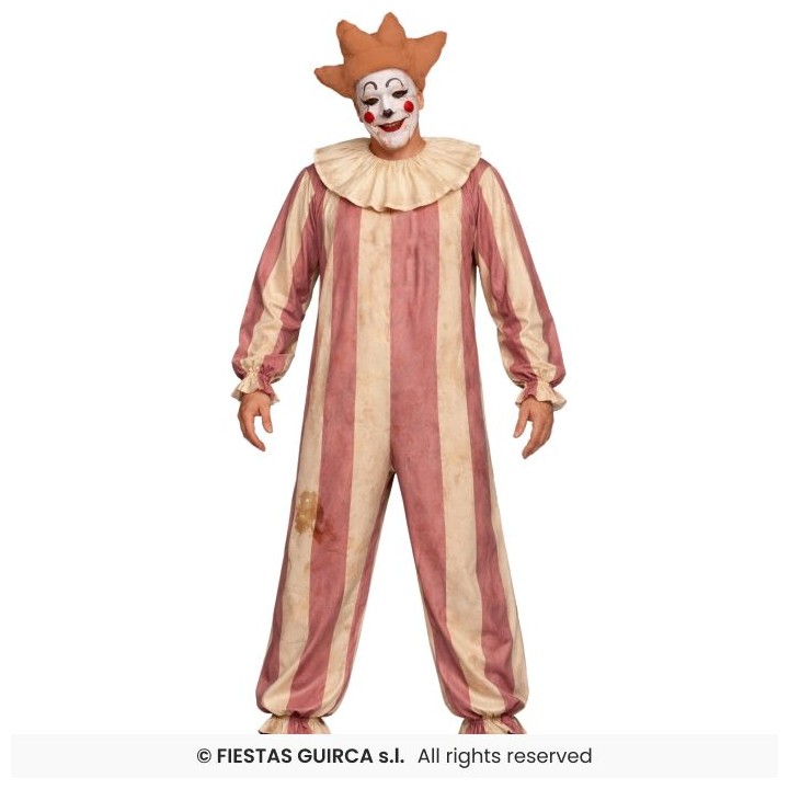 DISFRAZ VINTAGE CLOWN CIRCUS 52-54 (L) 86760