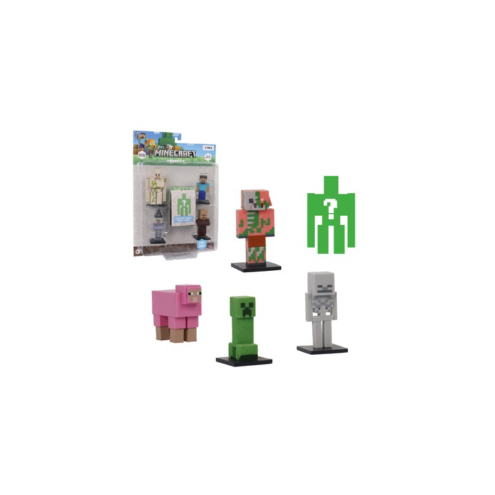 MINECRAFT TOPPEZZ PACK 5 6411 0033