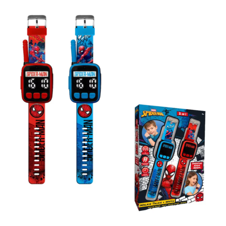 WALKIE TALKIE RELOJ 2EN1 SPIDERMAN SPD40228