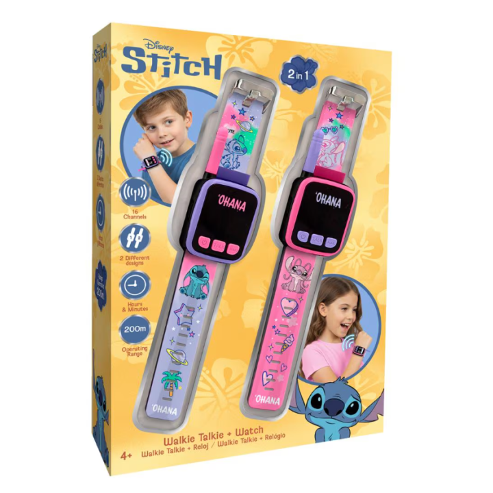 WALKIE TALKIE RELOJ 2EN1 STITCH LAS40065