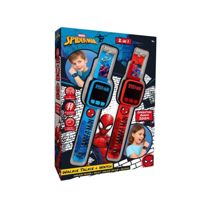 WALKIE TALKIE RELOJ 2EN1 SPIDERMAN SPD40228