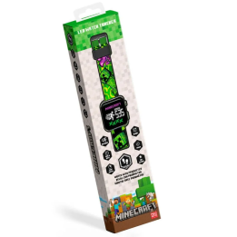 RELOJ LED TRACKER MINECRAFT MIN4387