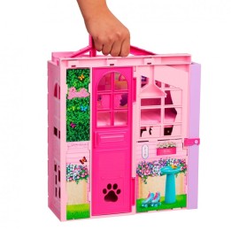 CASA DE ESCAPADAS CON MUÑECA BARBIE JMD28