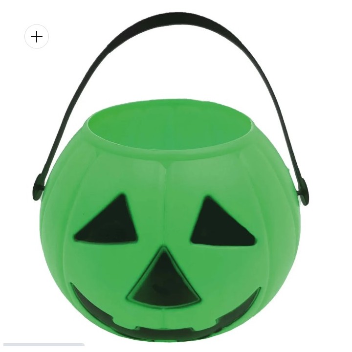 CESTA CALABAZA VERDE 15CM 24758
