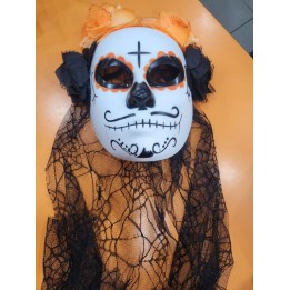 MASCARA CATRINA NARANJA 30214