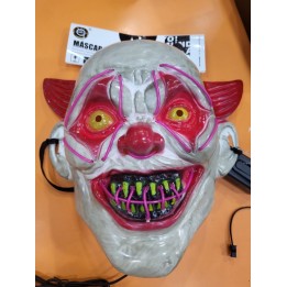 MASCARA PAYASO CON LUZ 42165