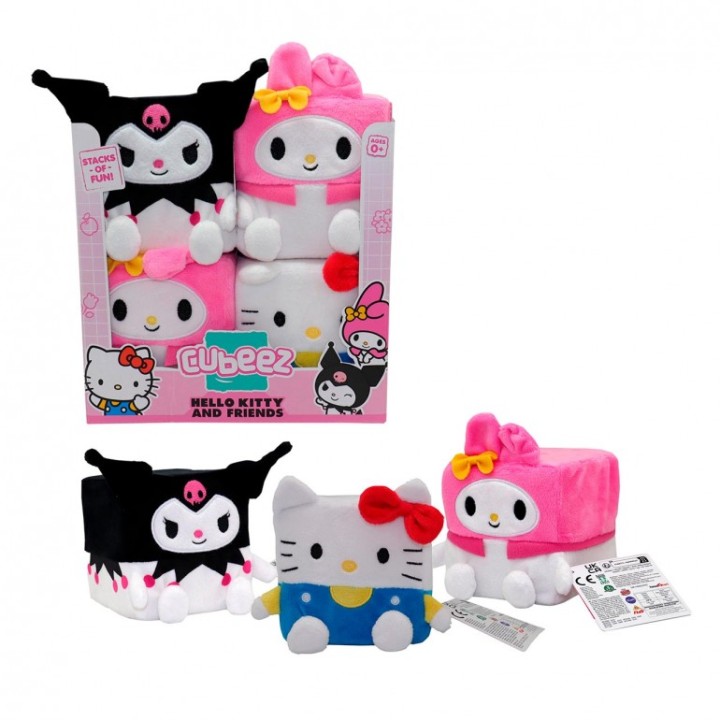 PELUCHE HELLO KITTY CUBEEZ HKT20000