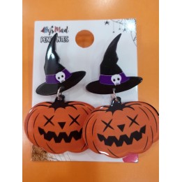 PENDIENTES CALABAZA GORRO 14684
