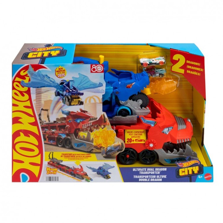 HOT WHEELS DRAGON TRANSPORTADOR JBM72