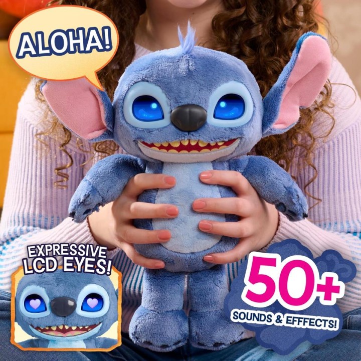 PELUCHE STITCH EMOTIVE EYES 11583