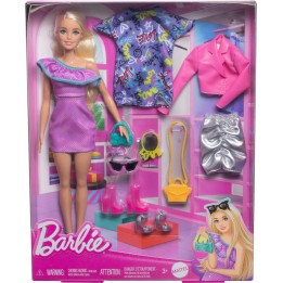 BARBIE FASHIONISTA 3 MODAS NOCHE HYT61