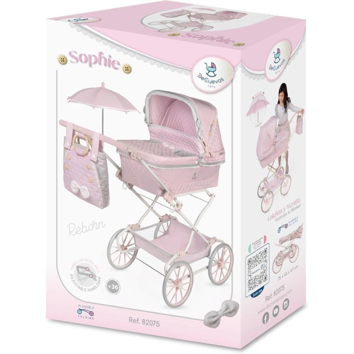 COCHE REBORN PLEGABLE SOMBRILLA SOPHIE 82075