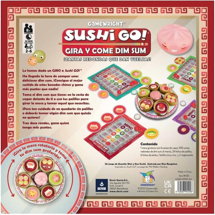 SUSHI GO COME Y GIRA DIM SUM BGSGGIRSP