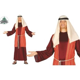 DISFRAZ PASTOR SAN JOSE ROJO TALLA L 42417