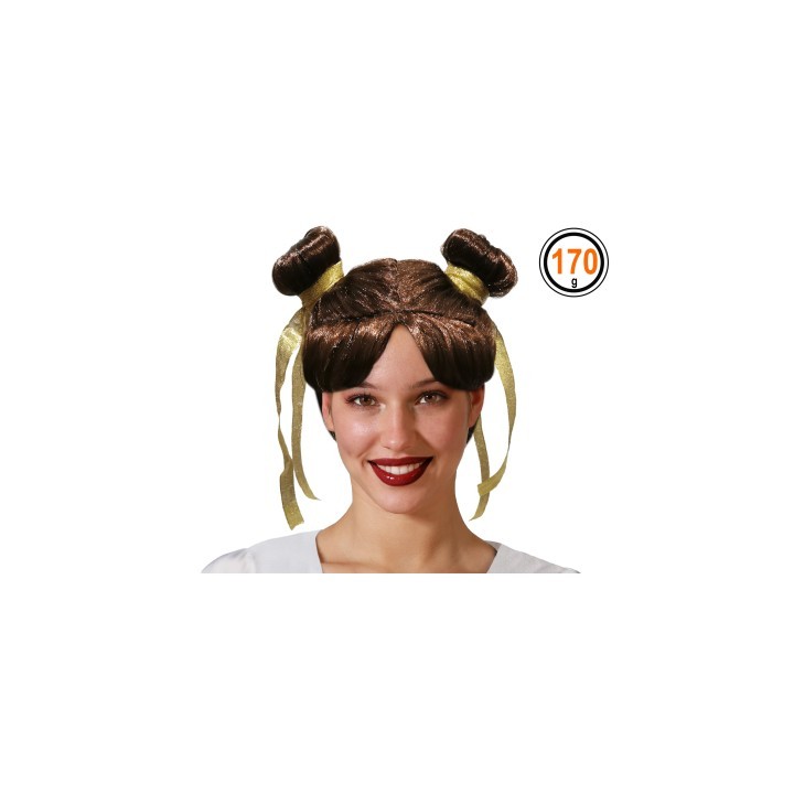 PELUCA LISA CORTA CASTAÑO 76218