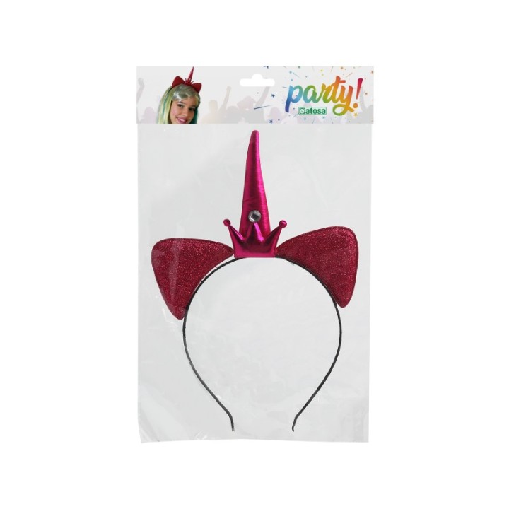 DIADEMA UNICORNIO ROSA 76226