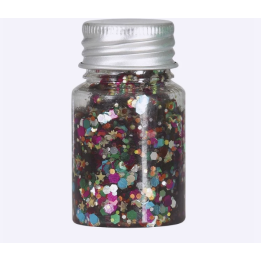 BOTE GLITTER EN GEL MULTICOLOR 15002