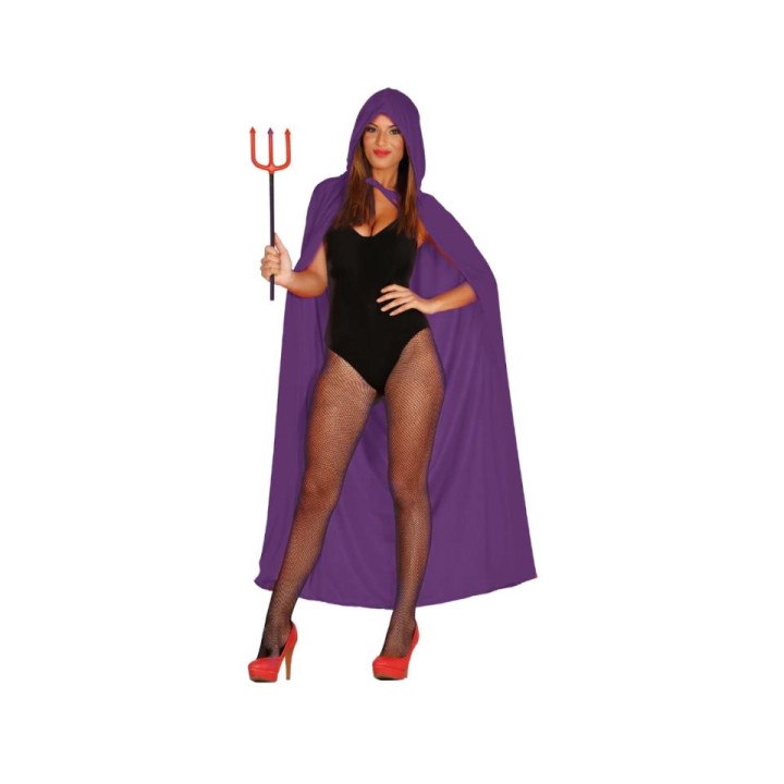 CAPA PURPURA CON CAPUCHA 26479