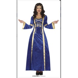 DISFRAZ VESTIDO EPOCA AZUL L (42/44) 80449