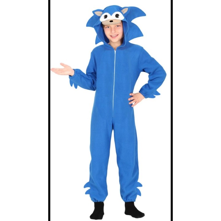 DISFRAZ ERIZO AZUL INF, 3/4A 81000