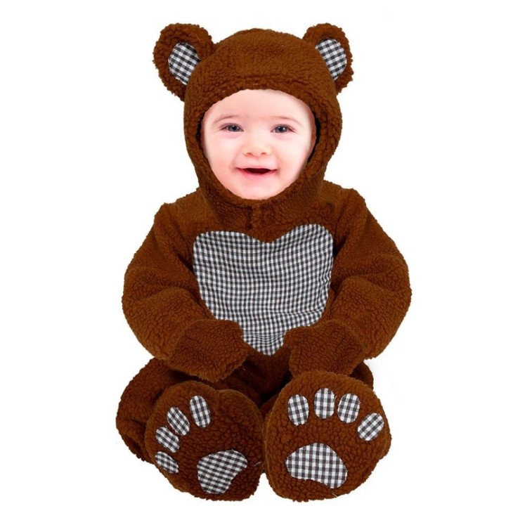 DISFRAZ OSITO MARRON BEBE 18/24M 82049