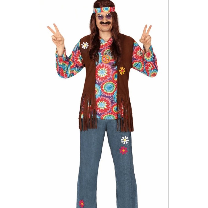 DISFRAZ HIPPIE ADULTO XL (56/58) 86698
