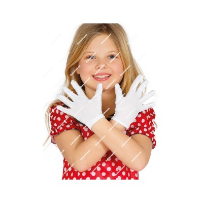 GUANTES BLANCOS 17CM 16520 