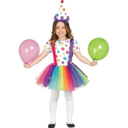 DISFRAZ PAYASITA INFANTIL, 3/4A 85585
