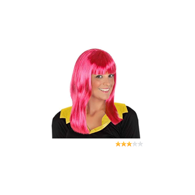 PELUCA ROSA NEON LISA 25971 
