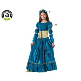 DISFRAZ REINA MEDIEVAL AZUL 5/6A 72104